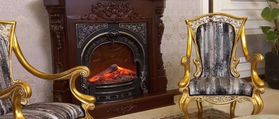 مدفأة من الحديد الزهر